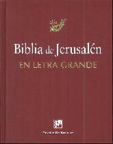 Biblia de Jerusalen LETRA GRANDE