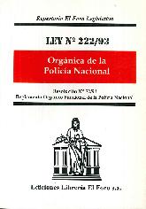 Ley N 222/93 Orgnica de la Polica Nacional