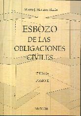 Esbozo de las obligaciones civiles 2 tomos