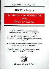Ley N 7.280/244 de la reforma y modernizacin de la Policia Nacional