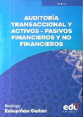 Auditora Transaccional y Activos- Pasivos Financieros y no Financieros 