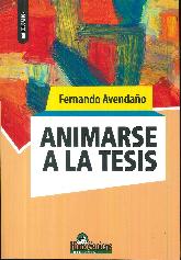 Animarse a la tesis