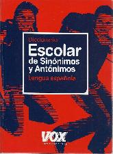 Diccionario Escolar de Sinnimos y Antnimos