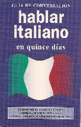 Guia de conversacion Hablar Italiano en quince dias