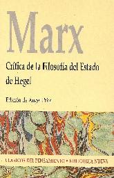 Critica de la filosofia del estado de Hegel. Marx