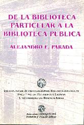 De la Biblioteca Particular a la Biblioteca Publica