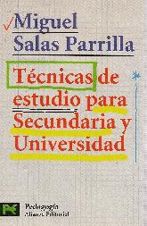 Tecnicas de estudio para Secundaria y Universidad