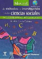 Manual de mtodos de investigacin para las Ciencias Sociales