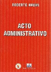 Acto Administrativo