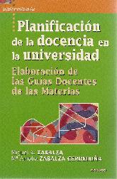 Planificacin de la docencia en la Universidad