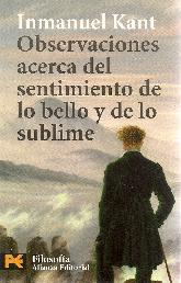 Observaciones acerca del sentimiento de lo bello y de lo sublime