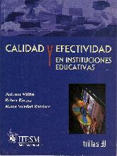 Calidad y efectividad en instituciones educativas