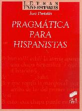 Pragmatica para Hispanistas