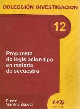 Propuesta de legislacin en materia de secuestro 12