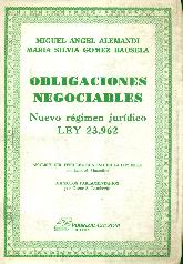 Obligaciones negociables