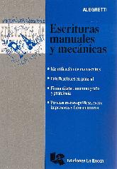 Escrituras manuales y mecanicas