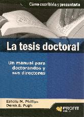 La tesis doctoral