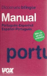 Diccionario Bilingue Manual Portugues Espanhol Espaol Portugues