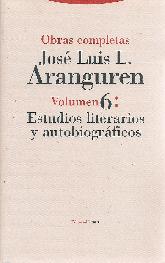 Obras Completas Estudio Literiarios y autobiogrficos  Volumen 6