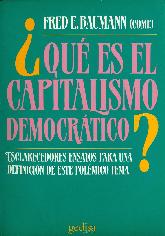 Que es el capitalismo democratico?