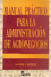 Manual prctico para la Administracin de Agronegocios