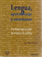 Lengua, Aprendizaje y Enseanza