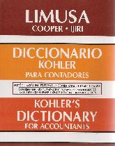 Diccionario Kohler para Contadores Español-Inglés Inglés-español