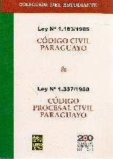Cdigo Civil Paraguayo Ley 1.183/1985 Cdigo Procesal Civil Paraguayo Ley 1.337/1988