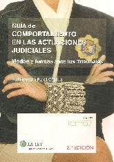 Gua de Comportamiento en las Actuaciones Judiciales