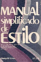 Manual simplificado de Estilo