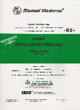 KUDER KV Escala de preferencia vocacional