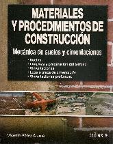 Materiales y procedimientos de construccion Mecanica de suelos y cimentaciones