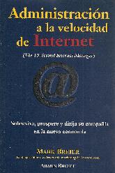 Administracin a la velocidad de Internet