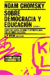 Sobre Democracia y Educacin Vol 1