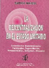 La descentralizacion en el Estado unitario