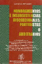 Nombramientos e insubsistencias discrecionales, partidistas o arbitrarios