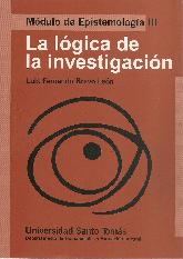 La lgica de la investigacin