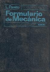 Formulario de mecanica