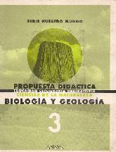 Biologia y geologia, 3 ESO. Propuesta didactica