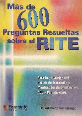 Mas de 600 preguntas resueltas sobre el RITE