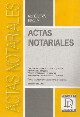 Actas Notariales