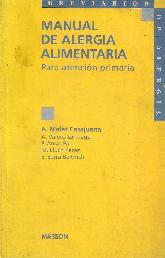 Manual de alergia alimentaria : para atencion primaria