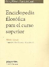 Enciclopedia filosfica para el curso superior