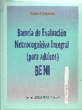BENI Bateria de Evaluacion Neurocognitiva Integral (para adultos) CD