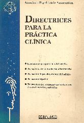 Directrices para la practica clinica