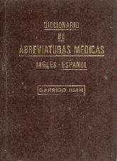 Diccionario de abreviaturas medicas ingles-espaol