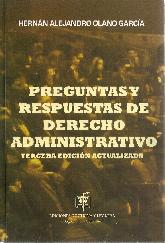 Preguntas y Respuestas de derecho Administrativo