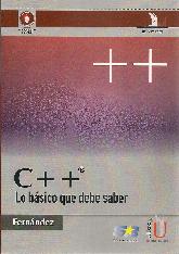 C++ lo bsico que debe saber