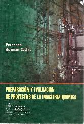 Preparacin y evaluacin de proyectos de la industria qumica