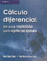 Clculo diferencial de una variable con aplicaciones